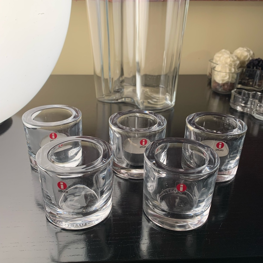 Kivi glass tea light holder Hurricane votive - Picture 2 of 6